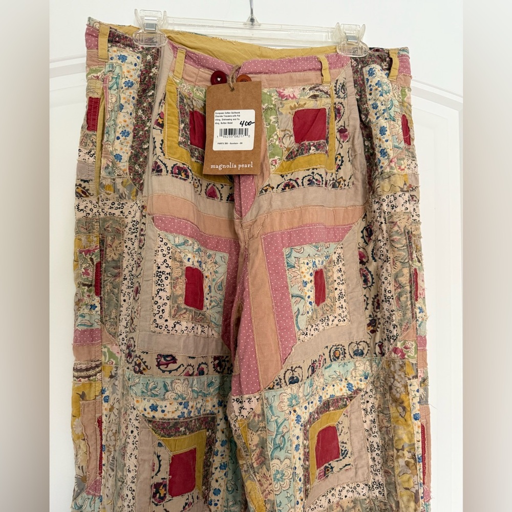 Magnolia Pearl Patchwork Trousers - Multicolor